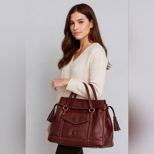 LG Rare DOONEY & BOURKE SATCHEL LEATHER VINTAGE Bag